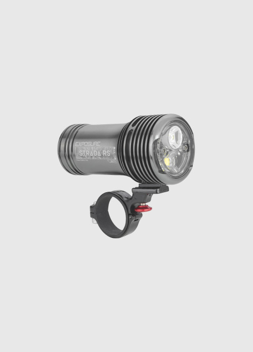 Exposure Lights Strada MK12 RS AKTIV Front Light Gun Metal Black