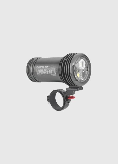 Exposure Lights Strada MK12 SB AKTIV Front Light Gun Metal Black
